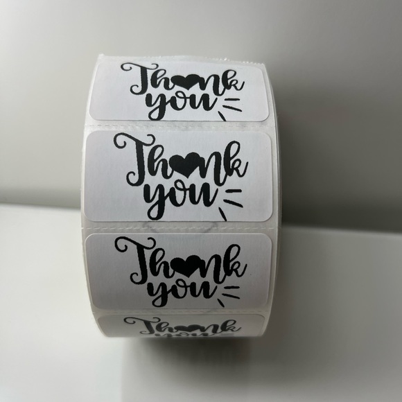 STICKERAFT Other - 100 Packaging Supplies | Thank you stickerroll for Poshmark NWT​​​​​​